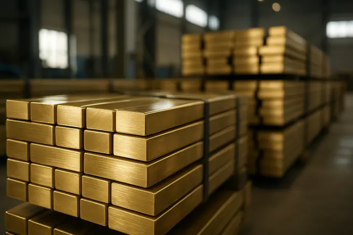 Rectangle Brass Bars