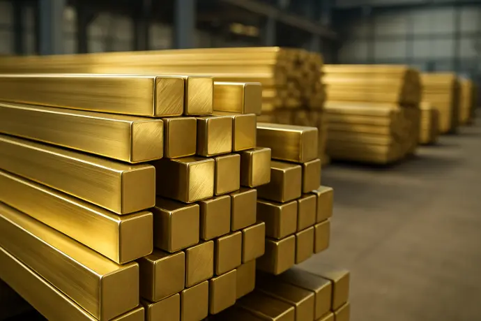 Square Brass Bars